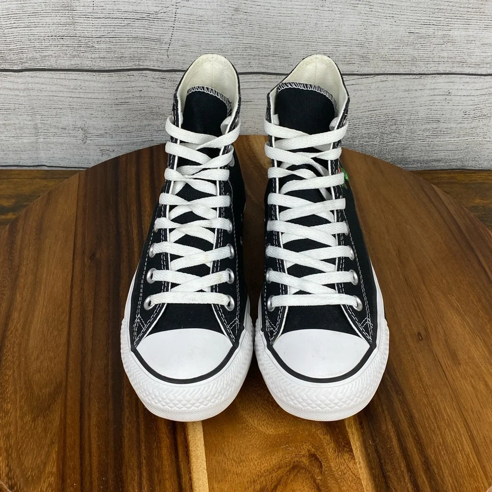 Converse Chuck Taylor All Star High Custom Floral Embroidery Roses Women’s 8.5